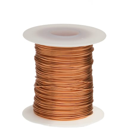 Bare Copper Wire, Buss Wire, 24 AWG, 100' Length, 0.0201 Diameter, Natural